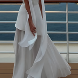 Women's Strapless High Slit Maxi Dress - Evening Party