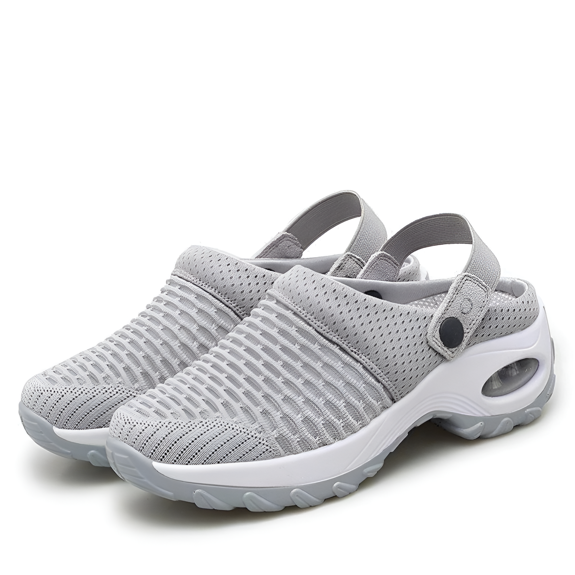 Women's Air Cushion Mesh Slip On Clogs - Casual Outdoor