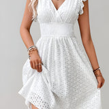 Women's Eyelet Sundress - Summer Wear