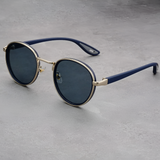 Men's Round Polarized Metal Sunglasses - Outdoor Travel