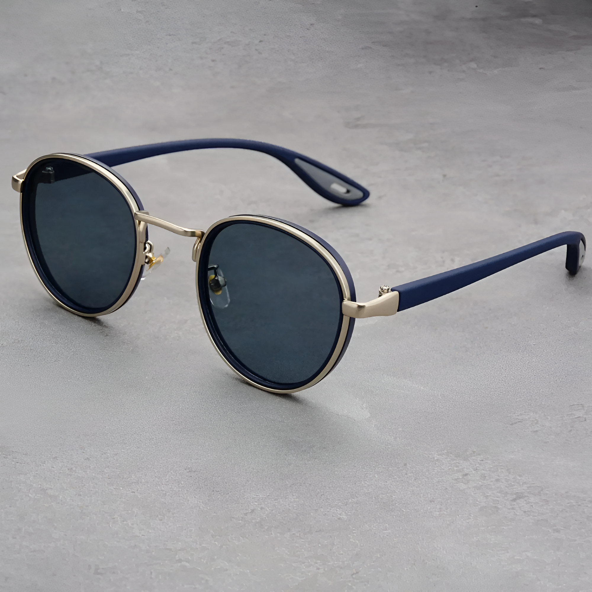 Men's Round Polarized Metal Sunglasses - Outdoor Travel