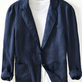 Men's Notch lapel collar Blazer - Summer Casual Wear
