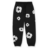 Women's Floral Graphic Hoodie Set - Casual Loungewear