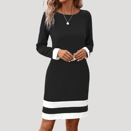 Women's Dress Long Sleeve - Office Wear