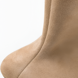 Women's Suede Folded Stiletto Boot - Date Night