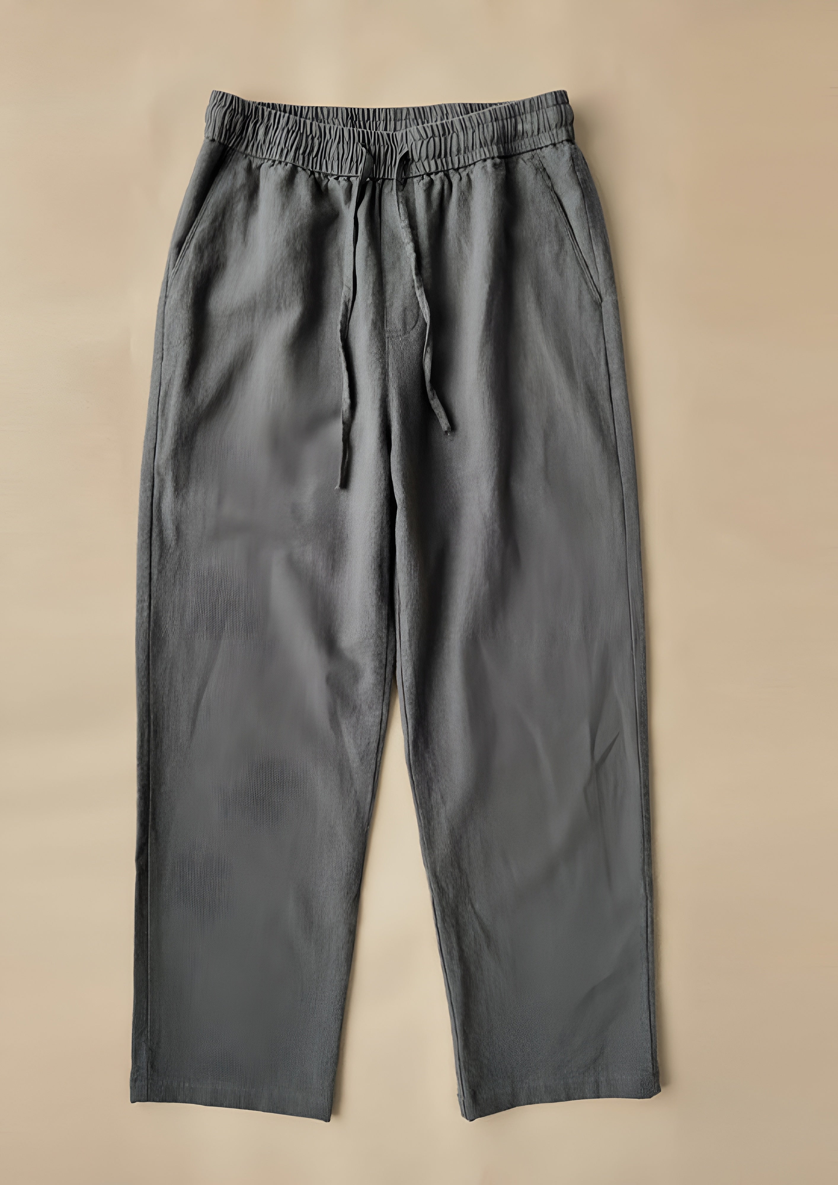 Women's Elastic Waist Pants - Summer Casual Wear