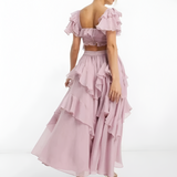 Women's Ruffle Tiered Maxi Dress - Special Occasion