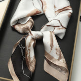 Women's Patterned Square Scarf – Classic Twist Travel Wear