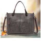 Women's Leather Shoulder Bag - Elegant Classic