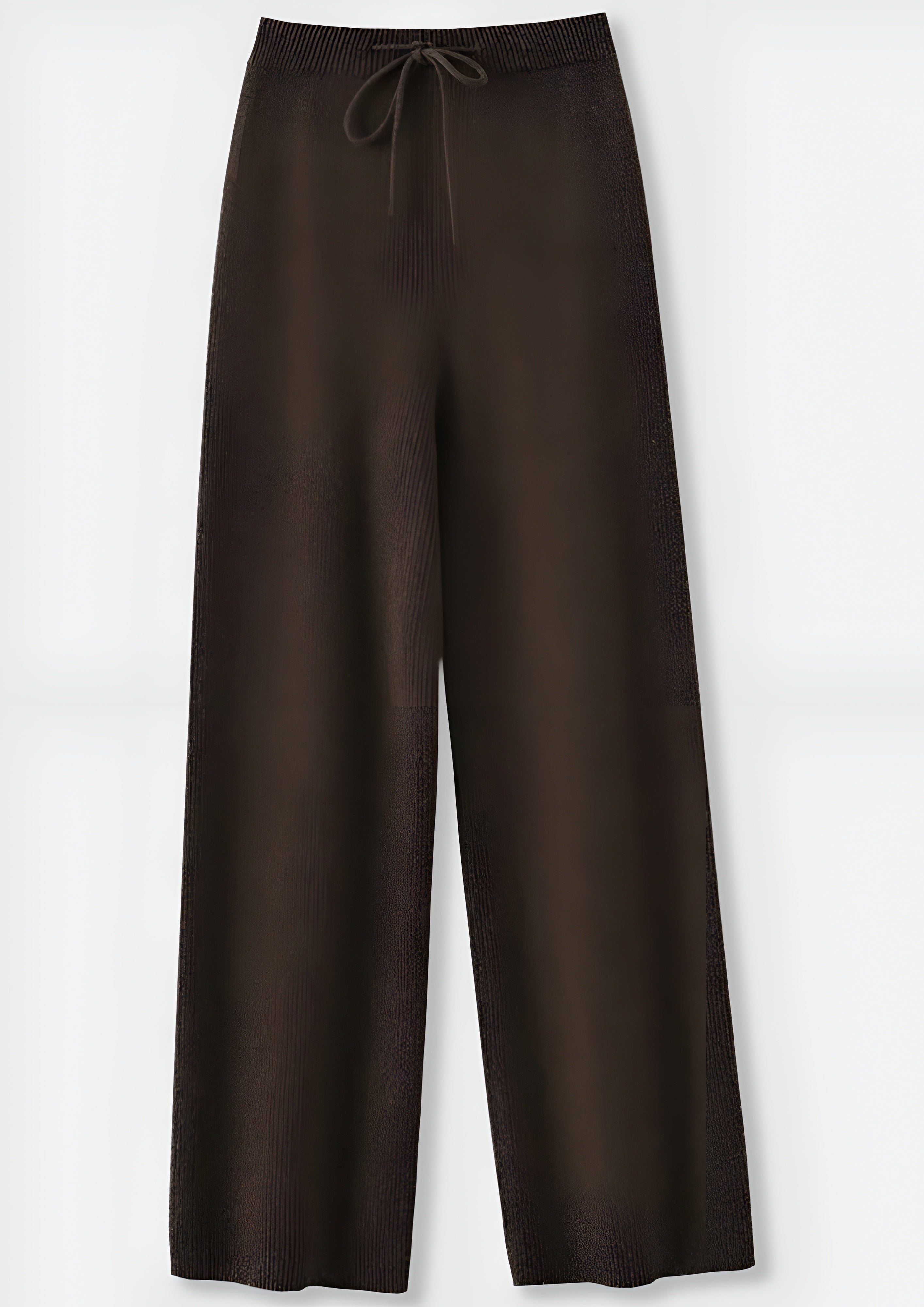 Women's Pleated Wide Leg Pants - Casual Loungewear