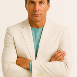 Men's Slim Fit Tailored Suit - Smart Casual