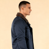 Men's Sherpa Lined Padded Jacket - Outdoor Casual Wear