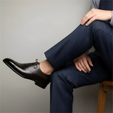 Men's Wingtip Brogue Oxford Dress Shoes - Business Formal