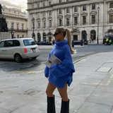 Women's Oversized Chunky Knit Sweater - Casual Winter Wear
