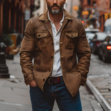 Men's Multi-Pocket Field Jacket - Casual Outdoor Wear
