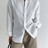 Men's Relaxed Fit Long Sleeve Shirt - Casual Outing