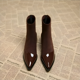 Women's Pointed Toe Ankle Boots - Fashion Streetwear