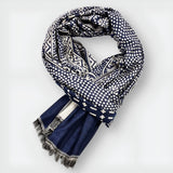 Women's Artisan Patterned Wrap - Winter Wear Scarfs