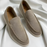 Men's Suede Slip On Loafers - Casual Office Wear