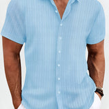 Men's Ribbed Short Sleeve - Summer Wear
