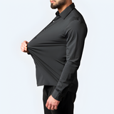 Men's Dress Shirt Slim Fit Four Way Stretch - Office Wear