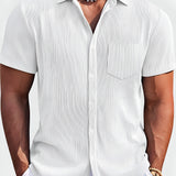 Men's Hawaiian Button Down Shirt - Summer Wear