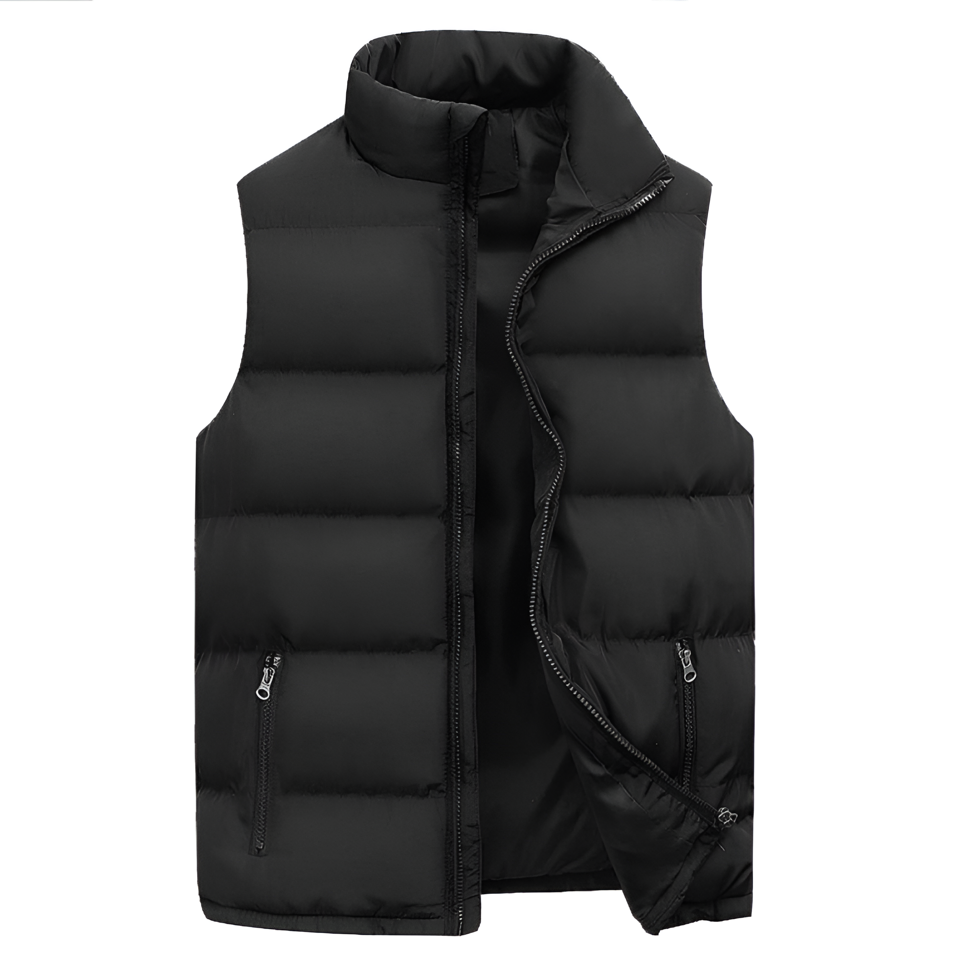 Men's Puffer Vest Sleeveless Jacket - Outdoor Casual Wear