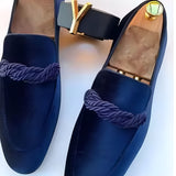 Men's Faux Leather Loafers - Casual Office Wear