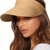 Women's Wide Brim Sun Visor - Summer Wear