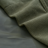 Men's Ribbed Texture Button Down Jacket - Casual Wear