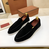 Men's Suede Slip On Loafers - Casual Office Wear