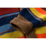 Men's Striped Shawl Collar Cardigan - Casual Outerwear