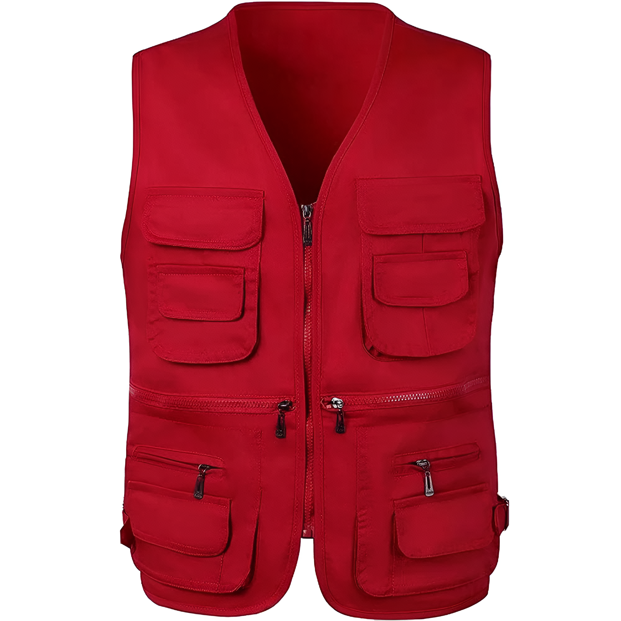 Men's Multi-Pocket Utility Vest - Outdoor Activity