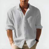 Men's Textured Relaxed Shirt - Casual Wear