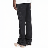 Men's Flared Painter Carpenter Jeans - Streetwear Fashion
