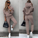 Women's Oversized Hooded Jogging Set - Casual Loungewear