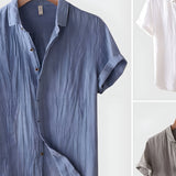 Men's Button Down Shirt - Summer Casual Wear