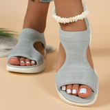 Women's Knitted Open Toe Sport Sandals - Casual Walking