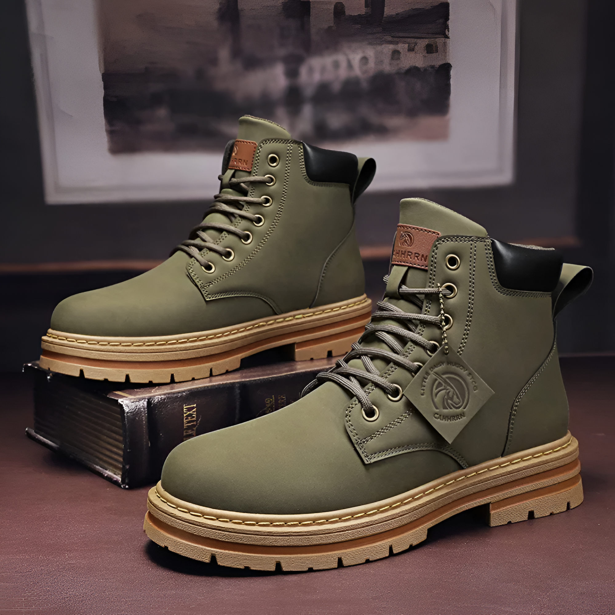 Men's Tactical Mid-Cut Boots - Outdoor Casual Wear