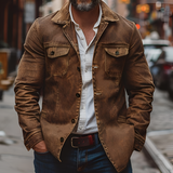 Men's Multi-Pocket Field Jacket - Casual Outdoor Wear