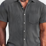 Men's Hawaiian Button Down Shirt - Summer Wear