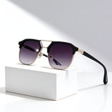 Men's Geometric Frame Polarized Sunglasses - Outdoor Driving