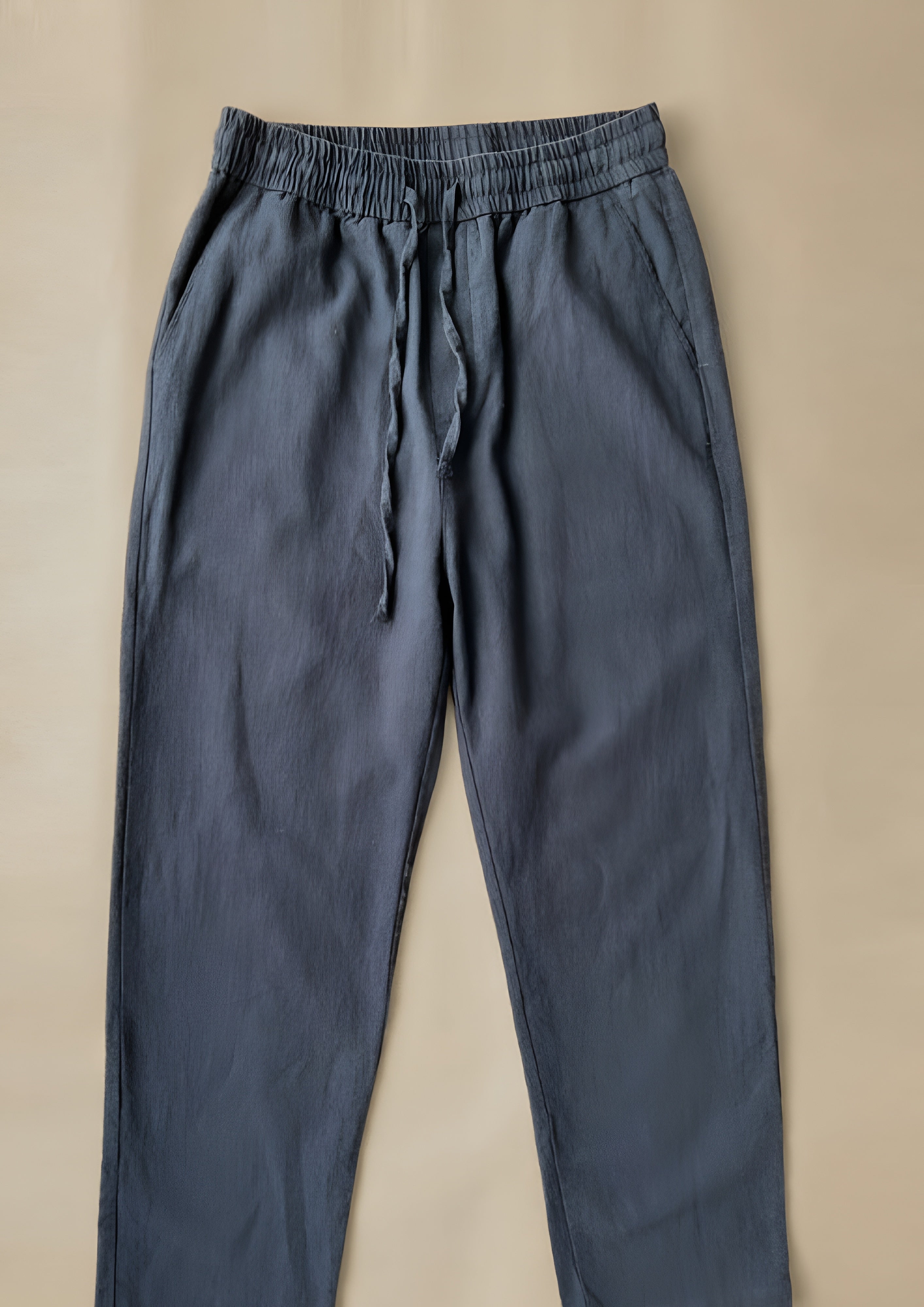 Women's Elastic Waist Pants - Summer Casual Wear