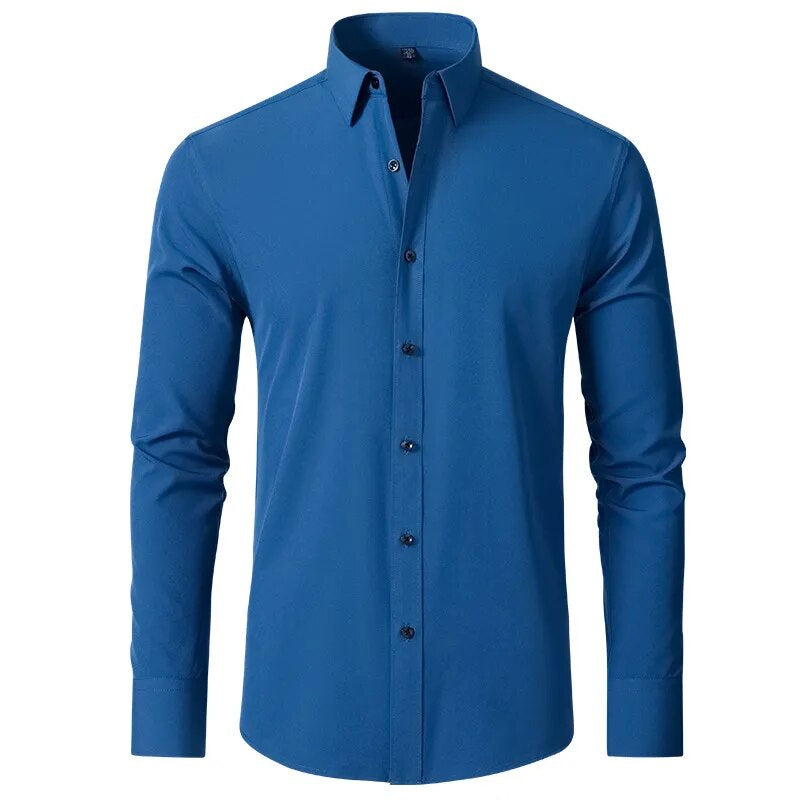 Men's Shirt Slim Fit Long Sleeve - Formal Wear