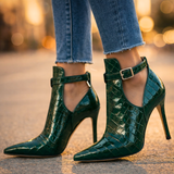 Women's Pointed Toe Ankle Boots - Date Night