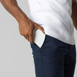 Men's Slim Fit Chino Pants Gray Tailored - Smart Casual Wear