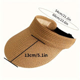 Women's Wide Brim Sun Visor - Summer Wear
