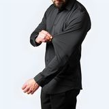 Men's Dress Shirt Slim Fit Four Way Stretch - Office Wear