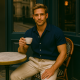 Men's Button Down Two Piece Set - Casual Wear