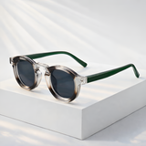 Men's Round Retro Polarized Sunglasses - Outdoor Travel